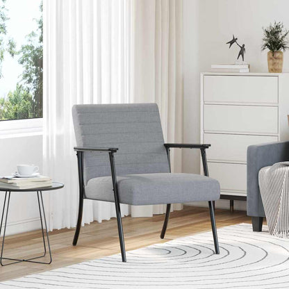 poltrona Grigio chiaro 59 x 75 x 78 cm Tessuto
