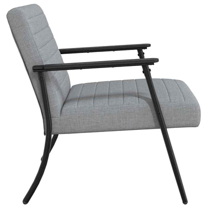 poltrona Grigio chiaro 59 x 75 x 78 cm Tessuto