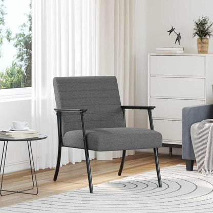 poltrona Grigio scuro 59 x 75 x 78 cm Tessuto