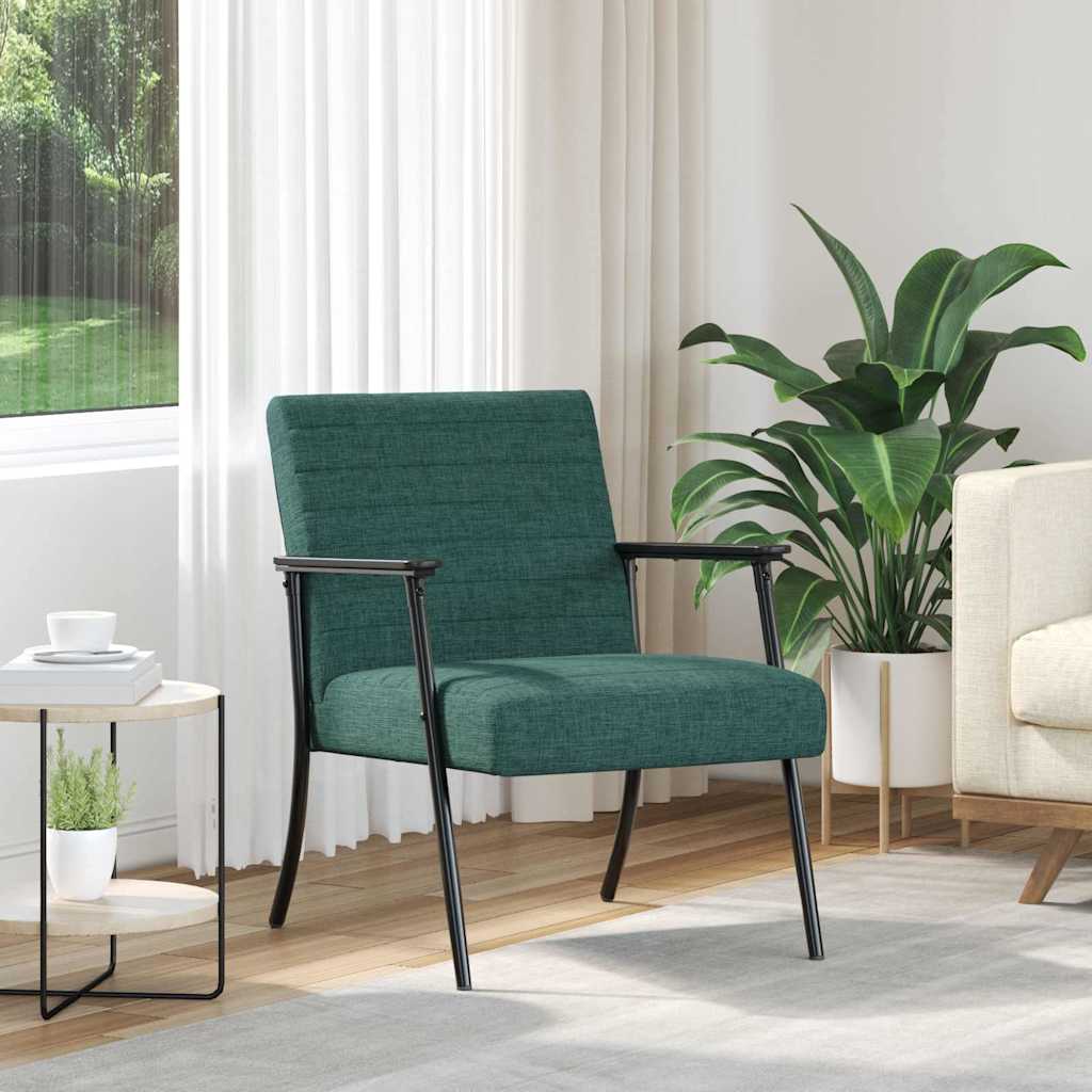 poltrona Verde Scuro 59 x 75 x 78 cm Tessuto