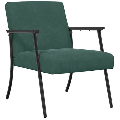 poltrona Verde Scuro 59 x 75 x 78 cm Velluto