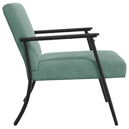 poltrona Verde Mare 59 x 75 x 78 cm Velluto