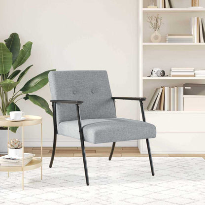 poltrona Grigio chiaro 59 x 75 x 78 cm Tessuto