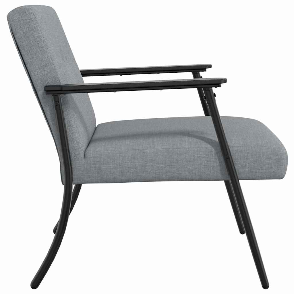 poltrona Grigio chiaro 59 x 75 x 78 cm Tessuto