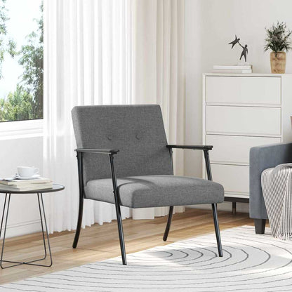 poltrona Grigio scuro 59 x 75 x 78 cm Tessuto