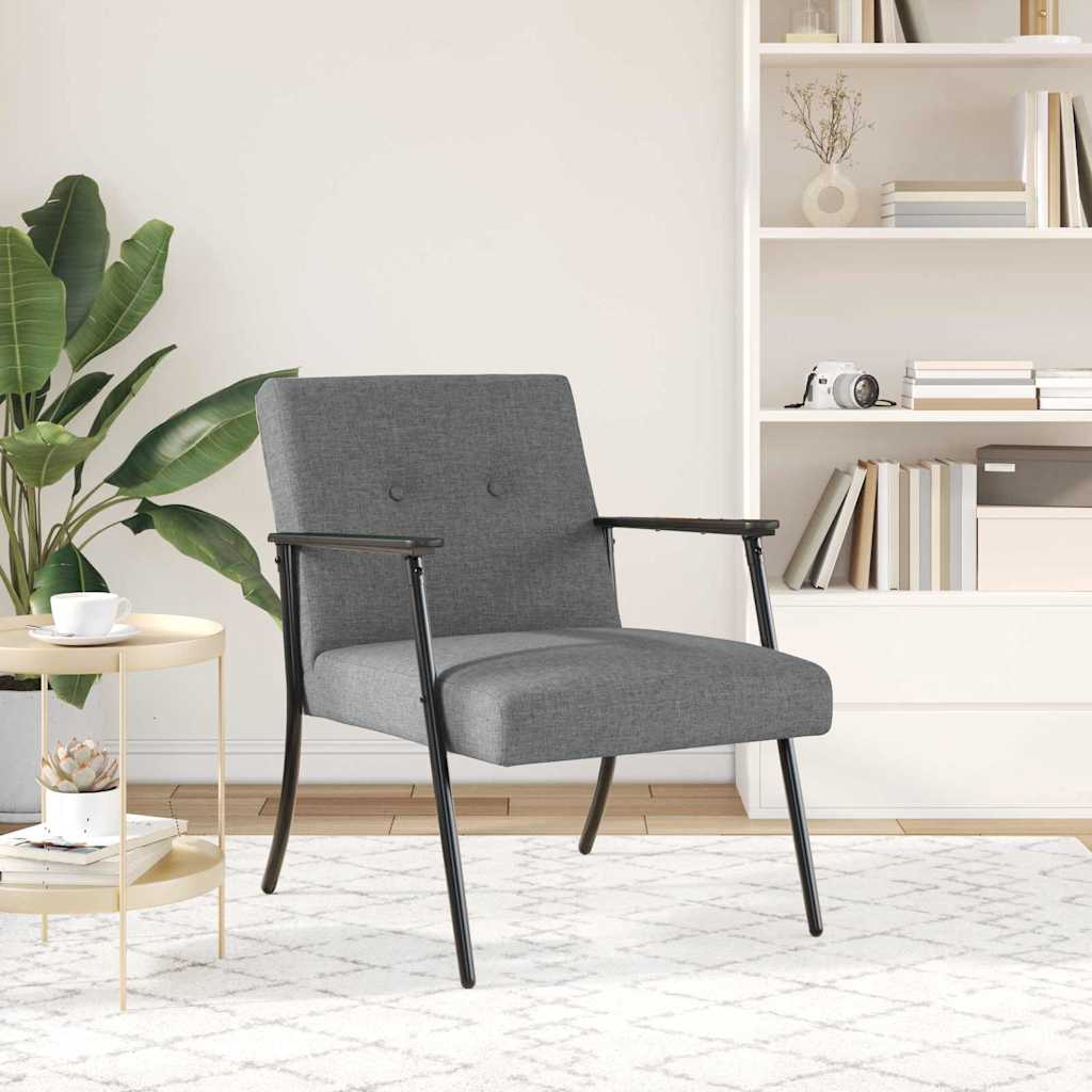 poltrona Grigio scuro 59 x 75 x 78 cm Tessuto