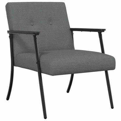 poltrona Grigio scuro 59 x 75 x 78 cm Tessuto