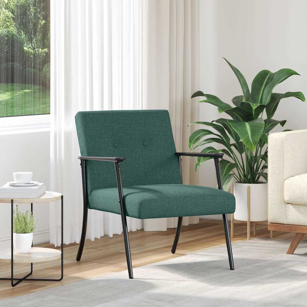 poltrona Verde Scuro 59 x 75 x 78 cm Tessuto