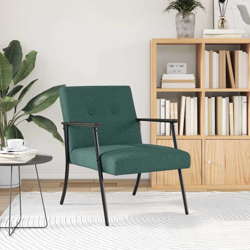 poltrona Verde Scuro 59 x 75 x 78 cm Tessuto