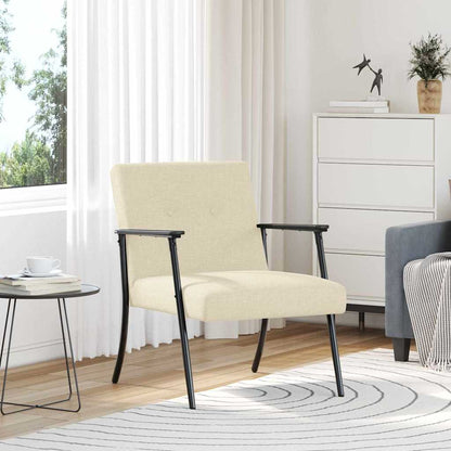 poltrona Crema 59 x 75 x 78 cm Tessuto