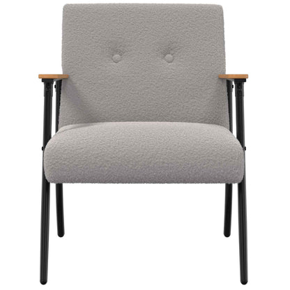 poltrona Grigio chiaro 59 x 75 x 78 cm