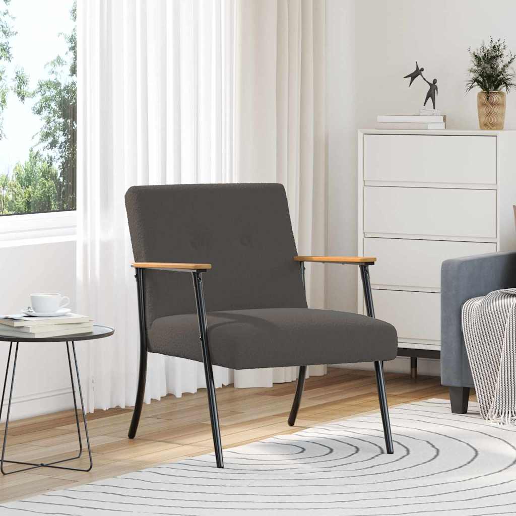 poltrona Grigio scuro 59 x 75 x 78 cm