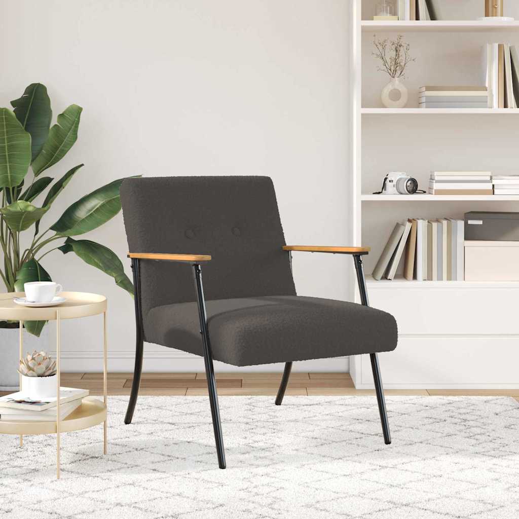 poltrona Grigio scuro 59 x 75 x 78 cm