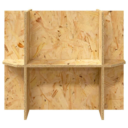 Base per Terrario con lo scaffale Marrone 60 x 30 x 50 cm OSB