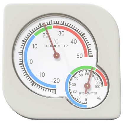 Igrometro Termo Bianco 7,5 x 7,5 x 1,2 cm ABS