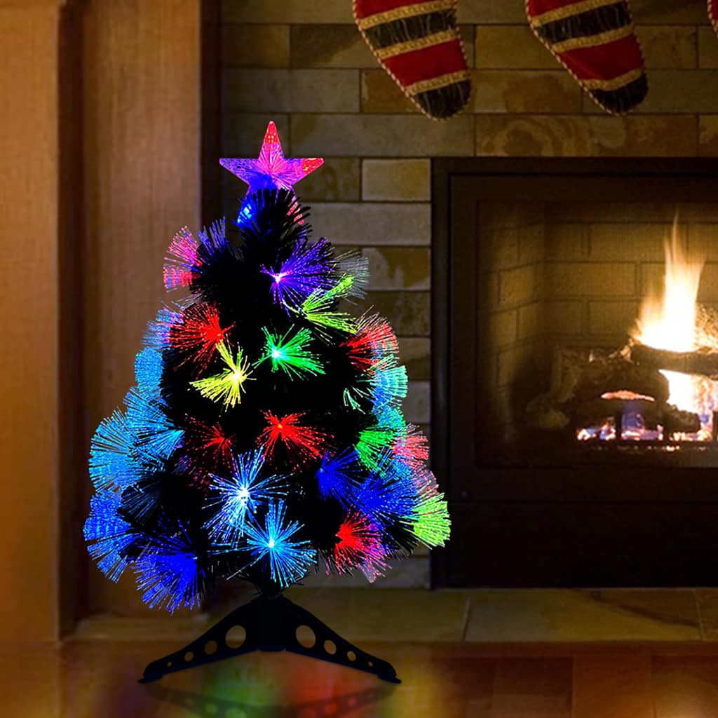 Albero di Natale artificiale con 50 LED Verde 64 cm PVC