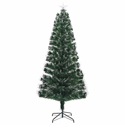 Albero di Natale artificiale con 250 LED Verde 210 cm PVC