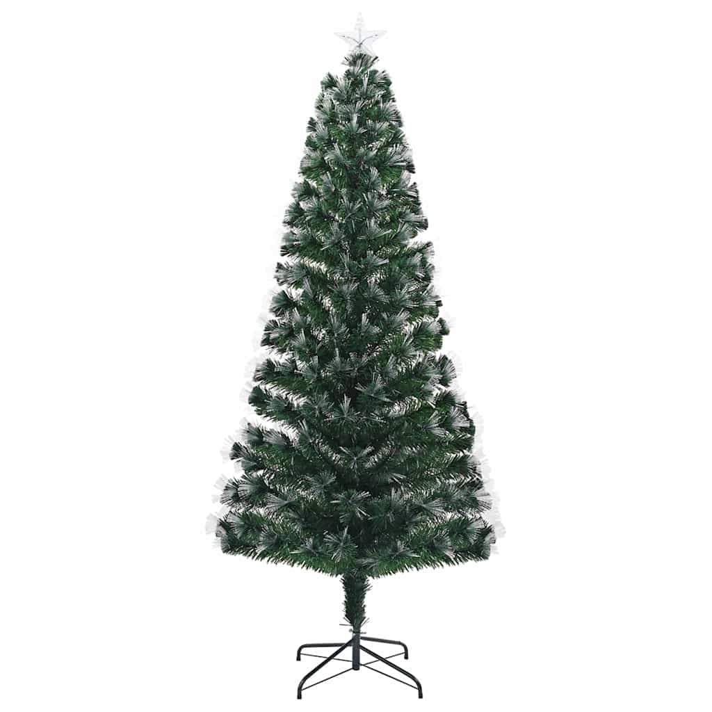 Albero di Natale artificiale con 300 LED Verde 240 cm PVC