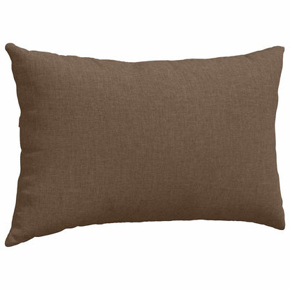 Cuscini da Divano 2 pcs Marrone 50 x 30 cm Tessuto