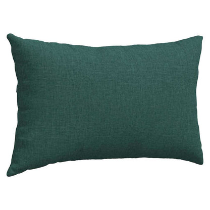 Cuscini da Divano 2 pcs Verde Scuro 50 x 30 cm Tessuto