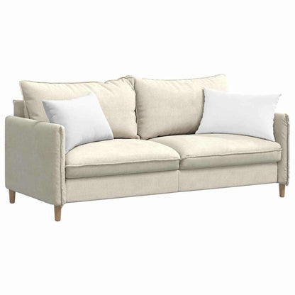 Cuscini da Divano 2 pcs Bianco 60 x 40 cm Tessuto