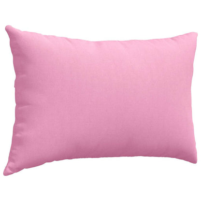 Cuscini da Divano 2 pcs Rosa 60 x 40 cm Tessuto