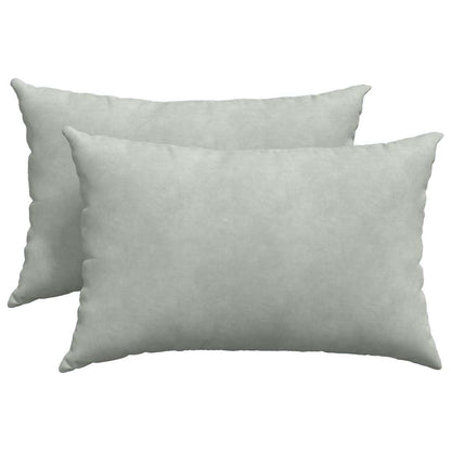 Cuscini da Divano 2 pcs Grigio chiaro 60 x 40 cm