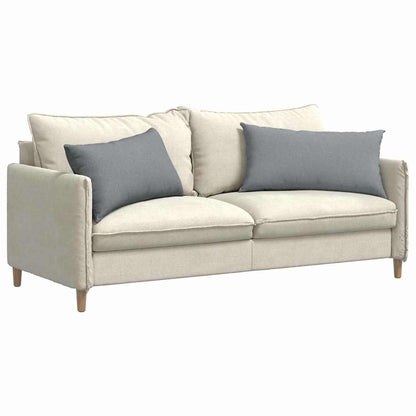 Cuscini da Divano 2 pcs Grigio chiaro 80 x 40 cm Tessuto
