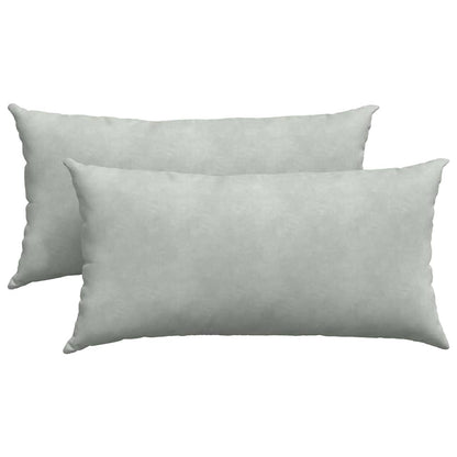Cuscini da Divano 2 pcs Grigio chiaro 80 x 40 cm