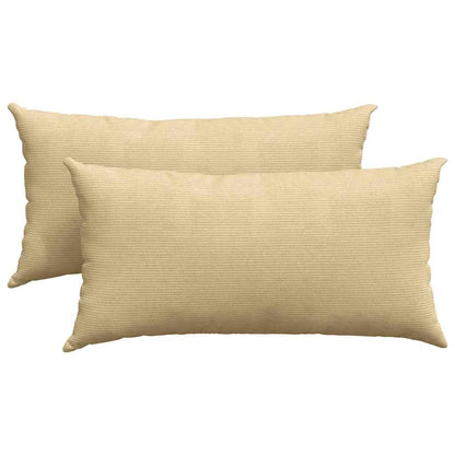 Cuscini da Divano 2 pcs Grigio Verde 80 x 40 cm