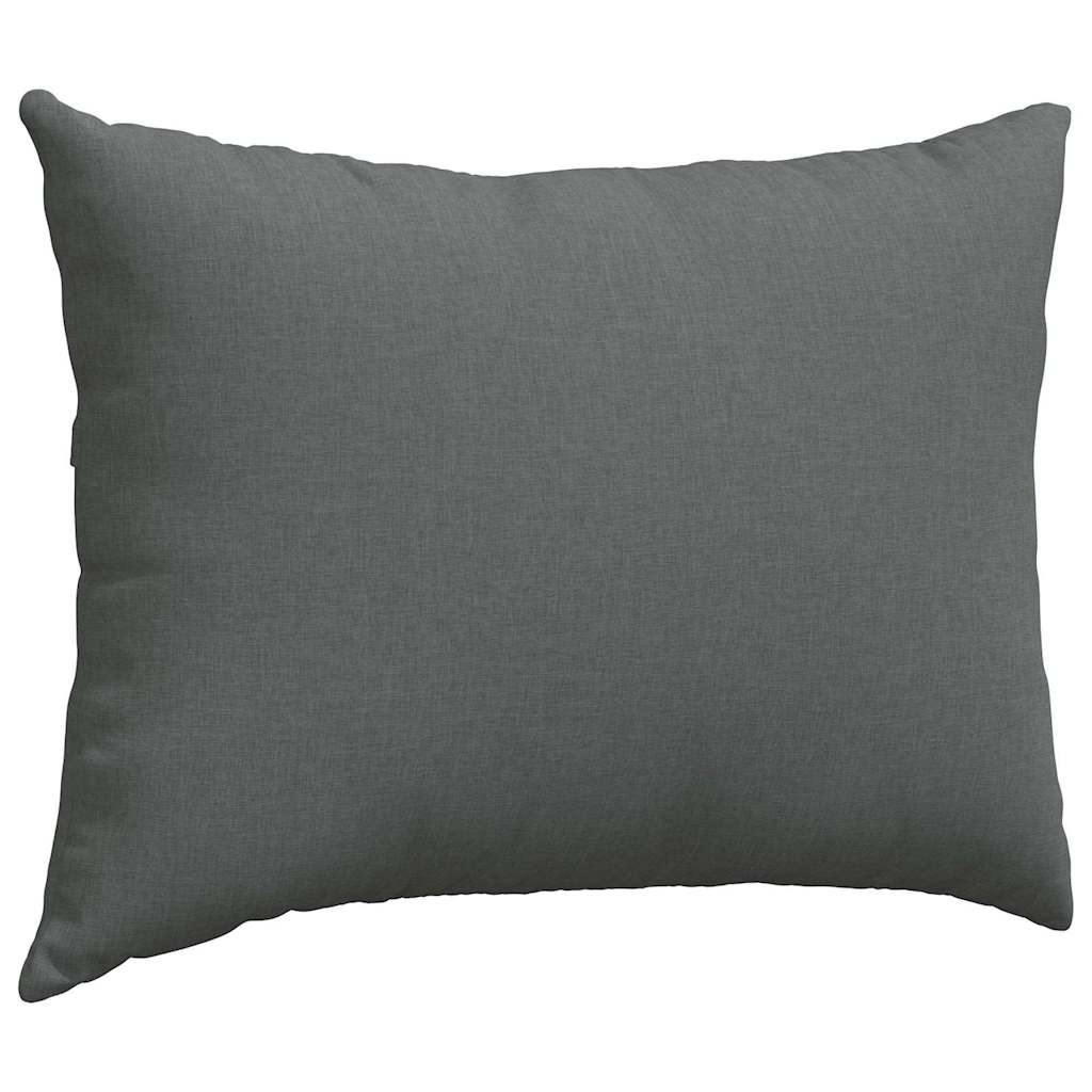Cuscini da Divano 2 pcs Grigio scuro 70 x 50 cm Tessuto