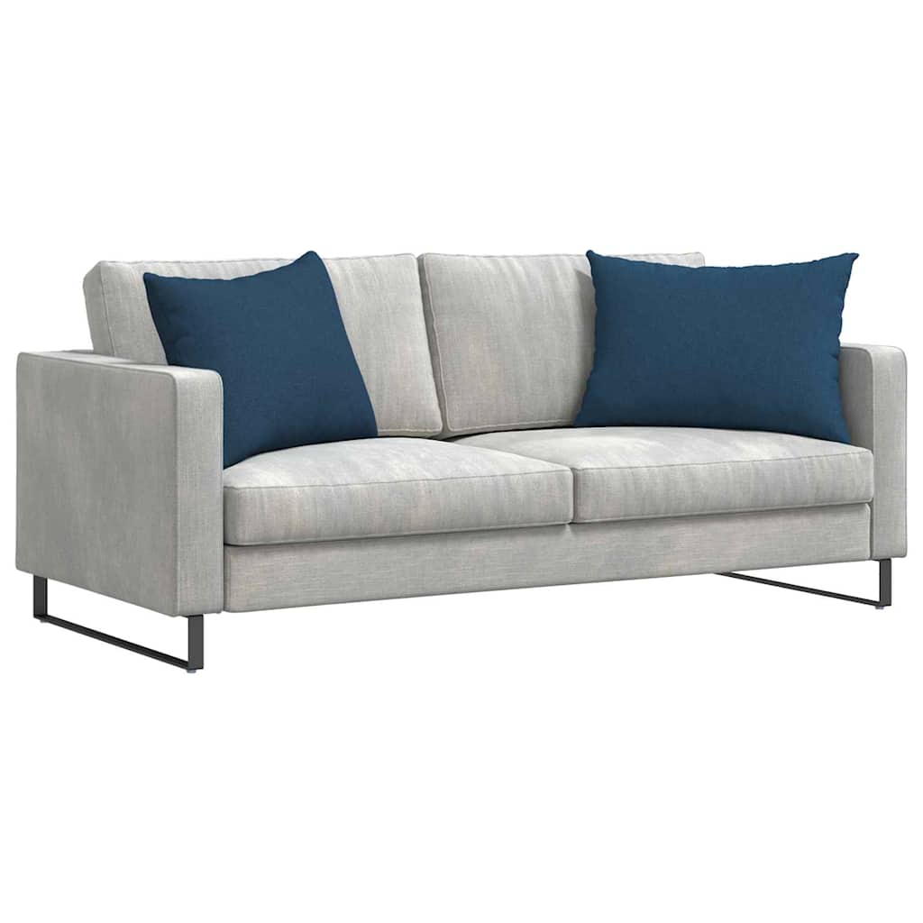 Cuscini da Divano 2 pcs Blu 70 x 50 cm Tessuto