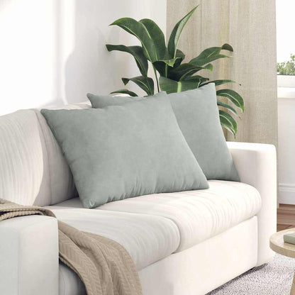 Cuscini da Divano 2 pcs Grigio chiaro 70 x 50 cm