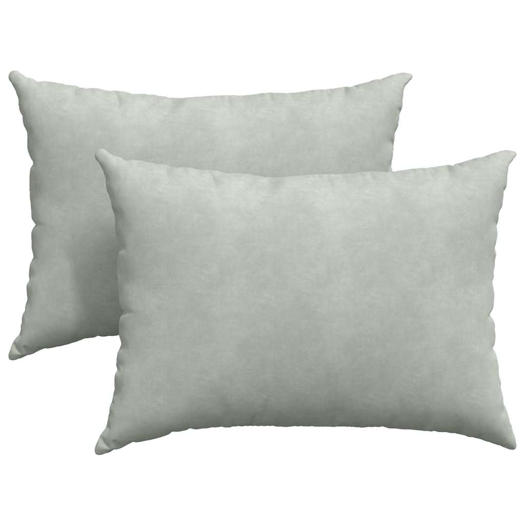 Cuscini da Divano 2 pcs Grigio chiaro 70 x 50 cm