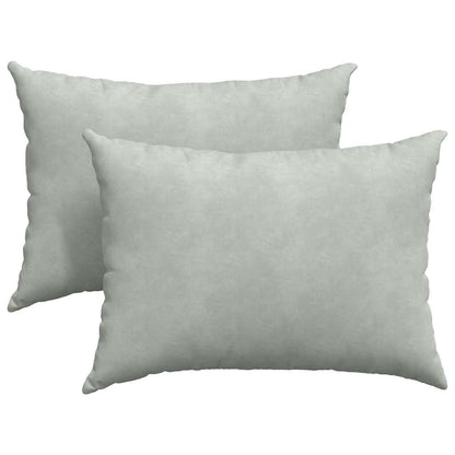 Cuscini da Divano 2 pcs Grigio chiaro 70 x 50 cm
