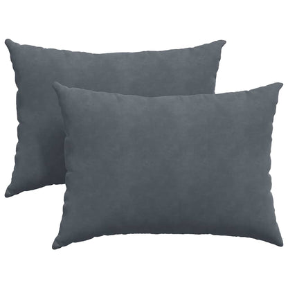 Cuscini da Divano 2 pcs Grigio scuro 70 x 50 cm