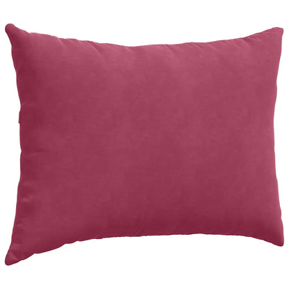 Cuscini da Divano 2 pcs Rosso Vino 70 x 50 cm Tessuto in Cords