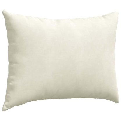 Cuscini da Divano 2 pcs Crema 70 x 50 cm Tessuto in Cords