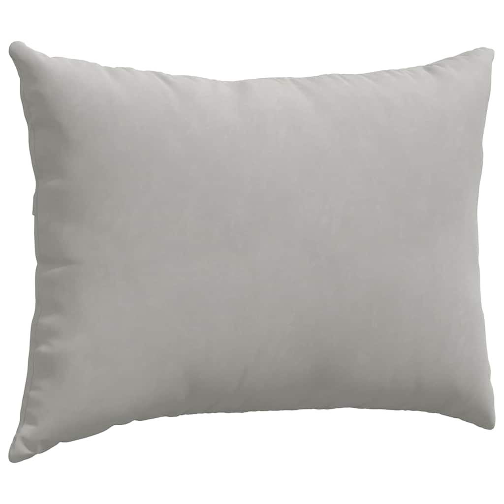 Cuscini da Divano 2 pcs Grigio chiaro 70 x 50 cm Tessuto