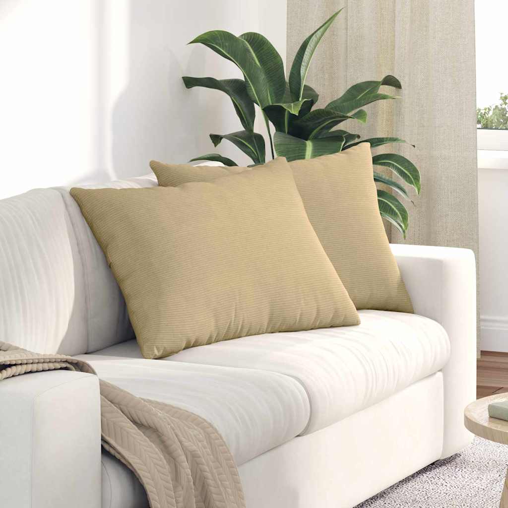 Cuscini da Divano 2 pcs Grigio Verde 70 x 50 cm