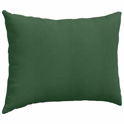 Cuscini da Divano 2 pcs Verde Scuro 70 x 50 cm Tessuto in Cords