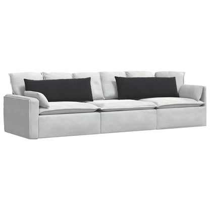 Cuscini da Divano 2 pcs Nero 120 x 40 cm Tessuto in Cords