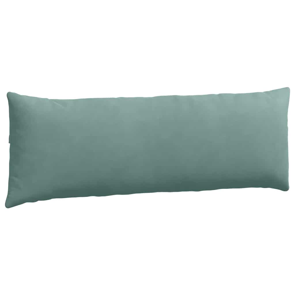 Cuscini da Divano 2 pcs Verde Mare 120 x 40 cm Tessuto in Cords