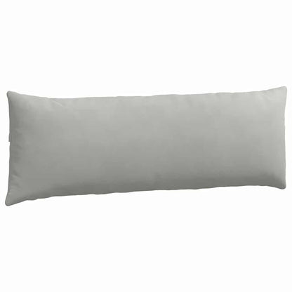 Cuscini da Divano 2 pcs Grigio chiaro 120 x 40 cm Tessuto