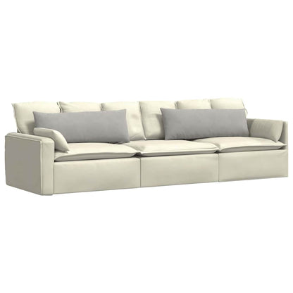 Cuscini da Divano 2 pcs Grigio chiaro 120 x 40 cm Tessuto