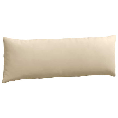 Cuscini da Divano 2 pcs Crema 120 x 40 cm Tessuto