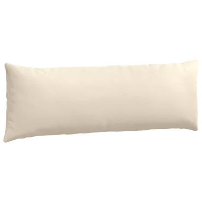 Cuscini da Divano 2 pcs Beige 120 x 40 cm Tessuto