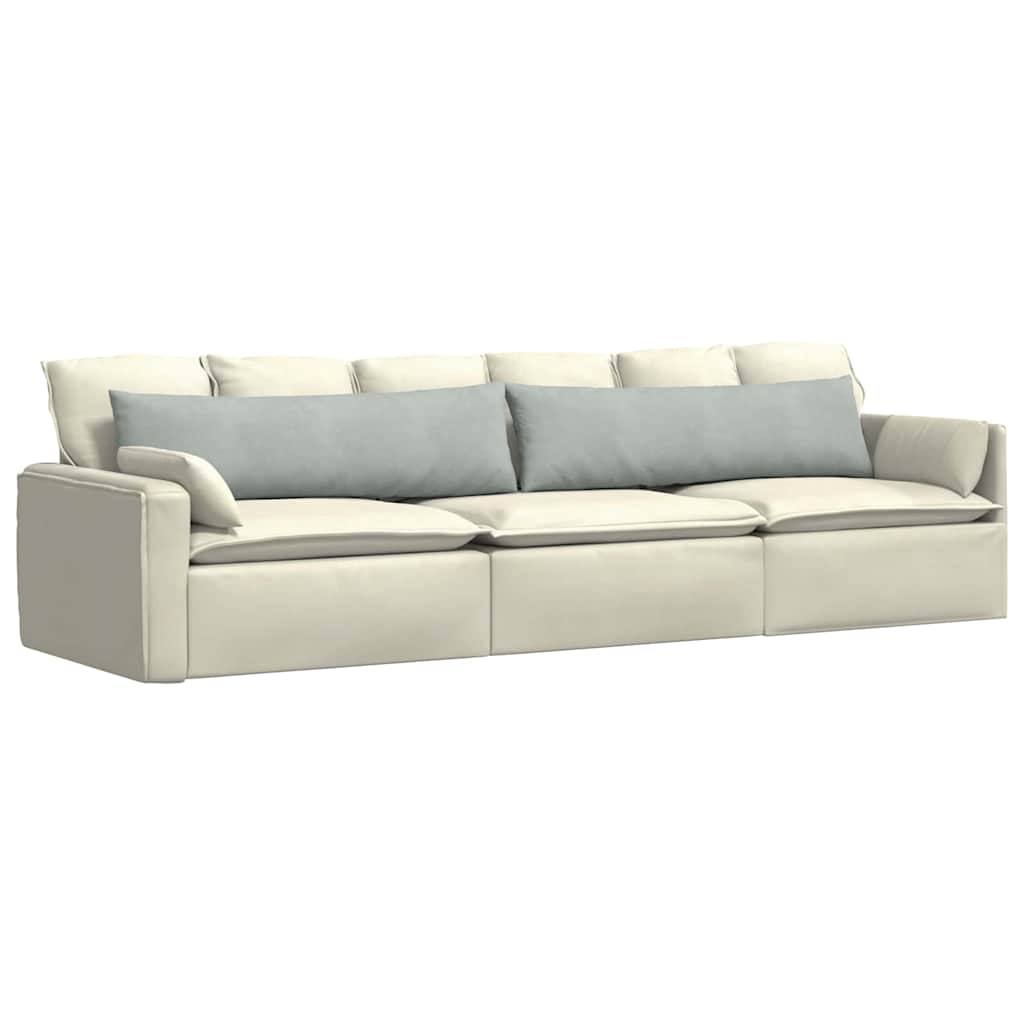 Cuscini da Divano 2 pcs Grigio chiaro 145 x 40 cm