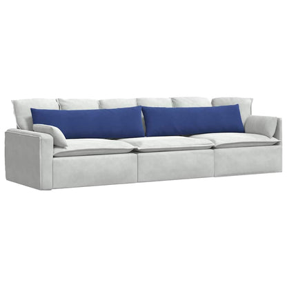 Cuscini da Divano 2 pcs Blu Polizia 145 x 40 cm