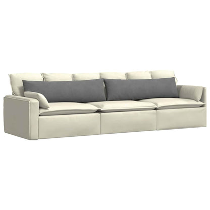 Cuscini da Divano 2 pcs Grigio scuro 145 x 40 cm Tessuto